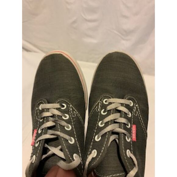 Vans Gray and Pink Sneakers Womens Size 7 Classic - Picture 3 of 8
